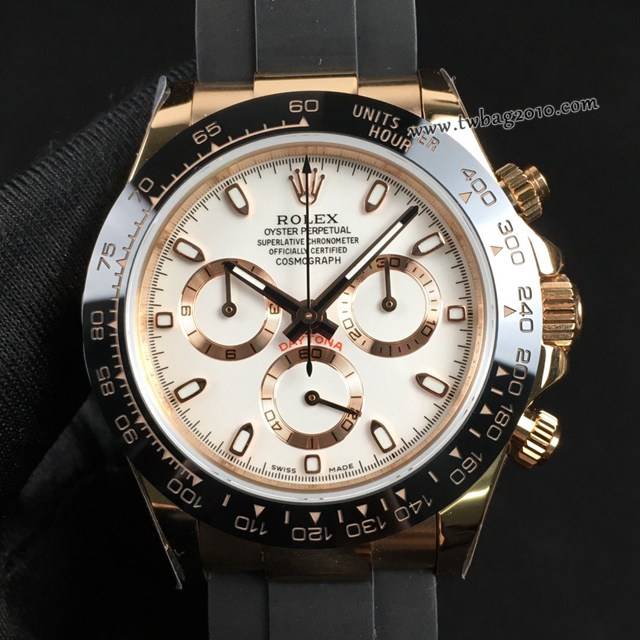 勞力士複刻手錶 灰白金迪 玫瑰金迪 黃金迪 熊貓迪 Rolex迪通拿新品男士腕表  gjs1722